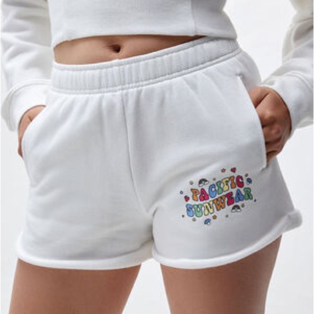Pacsun Graphic Logo Sweatshorts